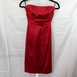 Red Bebe dress